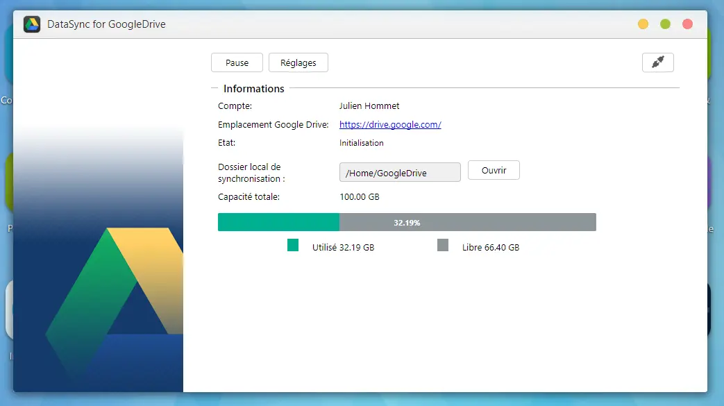 Asustor - DataSync for Google Drive récapitulatif